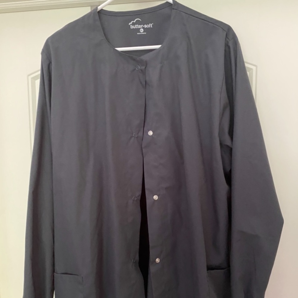 Slate grey clincial lab jacket